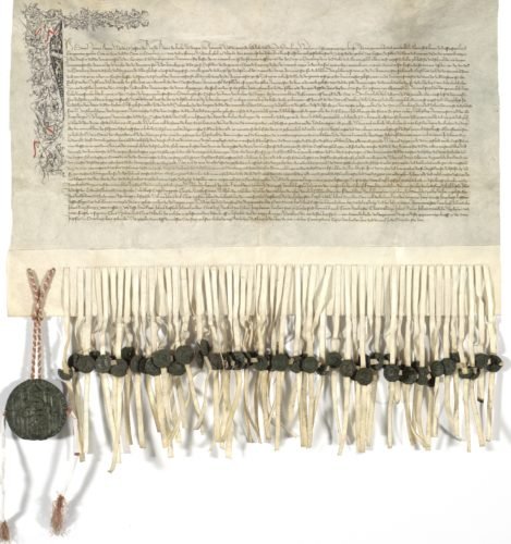 Charte de serment de Strasbourg du 1413 (Am Strasbourg-AVES – CH 3263)